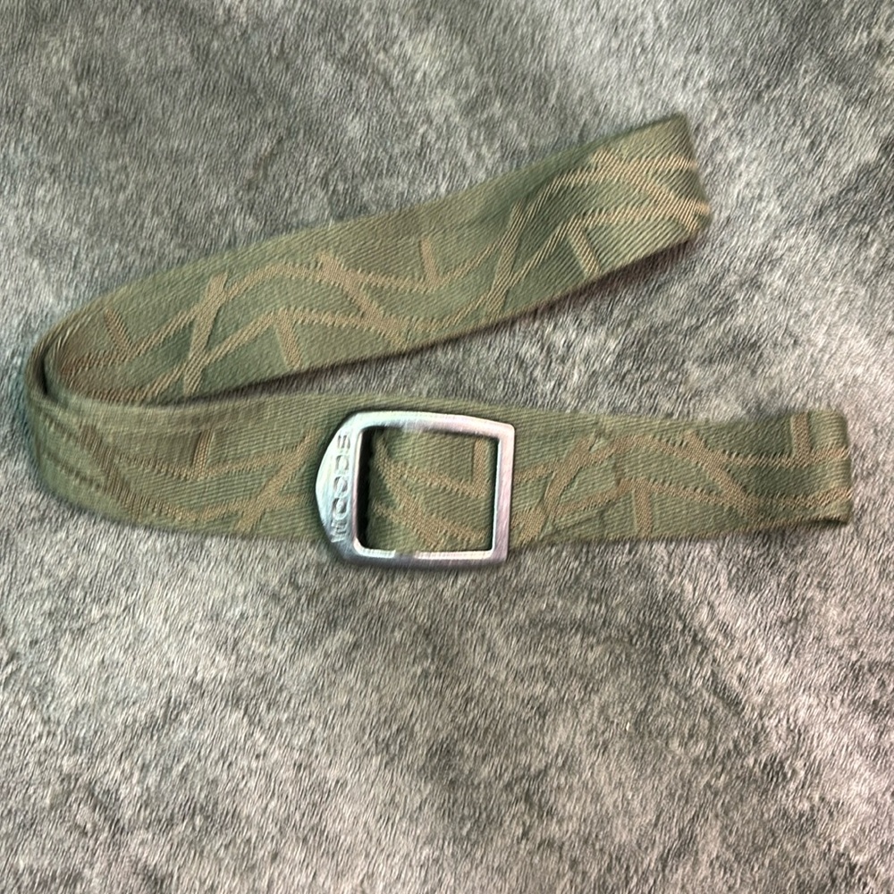 Woods Men’s Trail to Cocktail Belt in Military Green 48” Overall Length